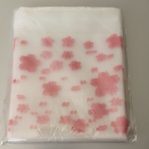 Pink Floral  CHERRY BLOSSOM STORAGE BAGS 100CT